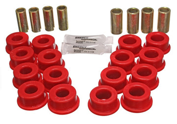 Energy Suspensión 84-95 Chevy Corvette Juego de bujes de brazo de control trasero rojo