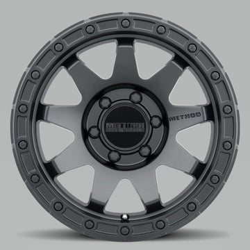 Method MR317 18x9 +18mm Offset 6x5.5 106.25mm CB Rueda negra mate