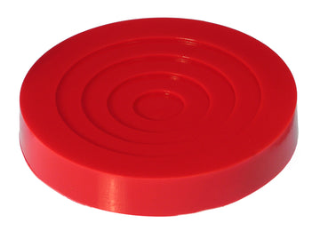 Prothane Universal Jack Pad Modelo de 5 pulgadas de diámetro - Rojo