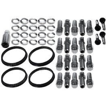 Race Star Kit de orejetas de lujo con extremo cerrado GM de 12 mm x 1,5 - Paquete de 20