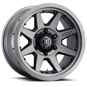 ICON Rebound Pro 17x8.5 6x135 6mm Offset 5in BS 87.1mm Rueda de titanio de diámetro