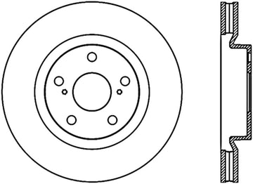 Stoptech 07 Lexus ES350 / 09 Pontiac Vibe / 09 Toyota Matrix Front CRYO-STOP Brake Rotor