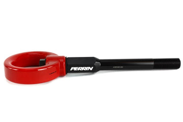 Perrin 02-07 Subaru WRX/STI Kit de gancho de remolque (delantero) - Rojo