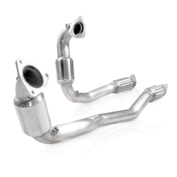Gatos de alto flujo de bajante de bajante Ford Taurus SHO V6 2010-18 de Steel Works