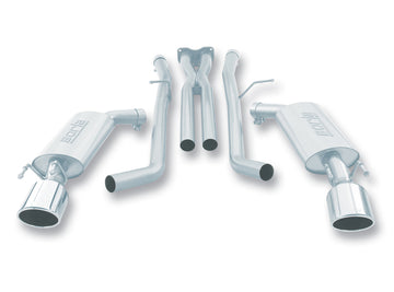 Borla 05-06 Pontiac GTO Coupe 2dr 6.0L 8cyl AT/MT 4spd/6spd RWD SS Catback Escape con tubo inXin