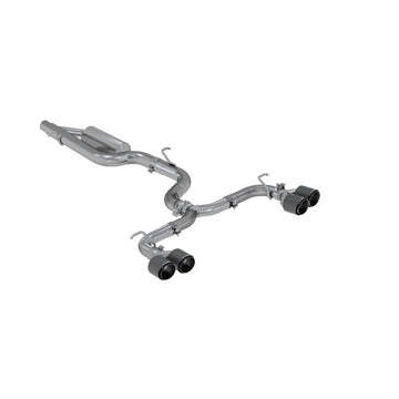 MBRP 15-19 VW Golf R MK7/MK7.5 Escape trasero de gato T304 de 3 pulgadas con puntas de fibra de carbono