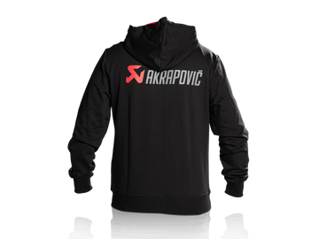 Akrapovic Mens Akrapovic Logo Black Hoodie - L