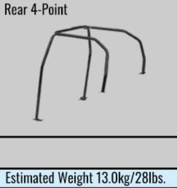 Cusco Roll Cage 4pt Safety21 Steel Non Sunroof 4 passenger Toyota SXE10 IS300 (S/O / No Cancel)