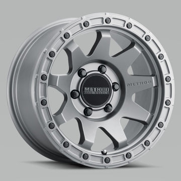 Method MR317 17x8.5 0mm Offset 6x5.5 106.25mm CB Rueda de titanio mate