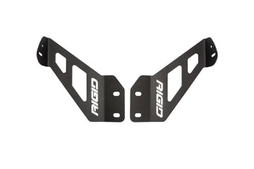 Rigid Industries 2018 Jeep JL - Kit de montaje de capó - Monturas Serie Adapt de 20 pulgadas