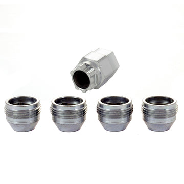 McGard Wheel Lock Nut Set - 4pk. (Under Hub Cap / Cone Seat) M12X1.25 / 19mm & 21mm Hex / .775in. L