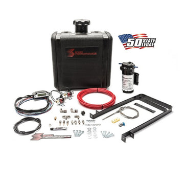 Snow Performance Stg 3 Boost Cooler Kit de inyección de agua TD (tubos rojos de alta temperatura y accesorios rápidos)