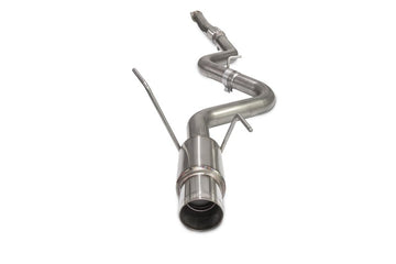Carven 15-19 Subaru WRX/STI (Sedan) Rally Series Cat-Back con salida única de 4 pulgadas. Consejo: pulido satinado