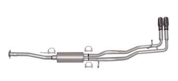 Gibson 15-22 Chevrolet Colorado LT 2.5L 2.25in Escape deportivo doble con respaldo de gato - Aluminizado