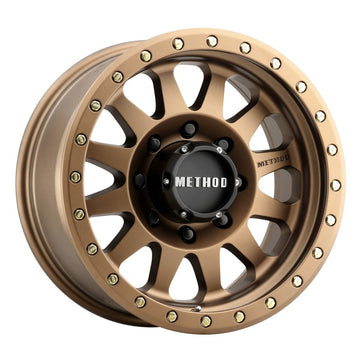 Método MR304 Doble estándar 17x8,5 0 mm Desplazamiento 8x6,5 130,81 mm CB Método Rueda de bronce