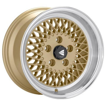Enkei92 Classic Line 15x8 25 mm Offset 4x100 Rueda dorada con patrón de pernos