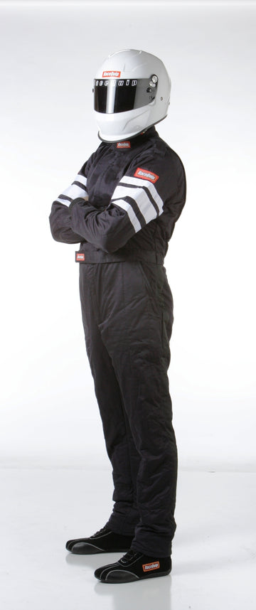 Traje RaceQuip negro SFI-5 - Mediano