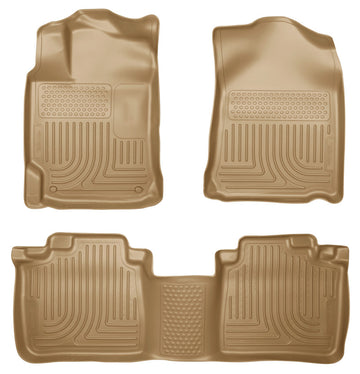 Husky Liners 2012 Toyota Camry WeatherBeater Combo Revestimientos de piso color canela