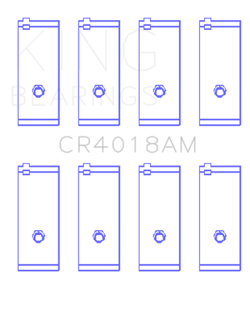 King Engine Bearings Toyota 1S/4S/2SELC/3SFE/3SGELC Connecting Rod Bearing Set - Size STD
