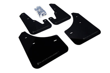 Rally Armor 04-09 Mazda3/Speed3 Guardabarros negro UR con logotipo gris