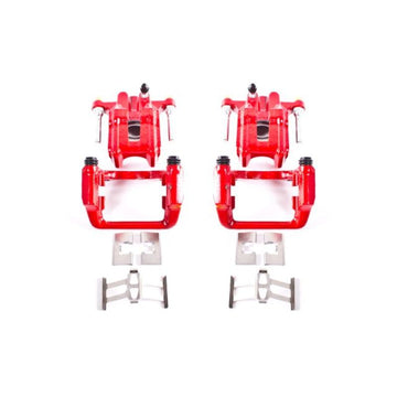 Power Stop 01-03 Acura CL Pinzas traseras rojas con soportes - Par