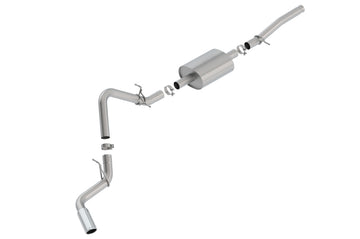 Borla 2019 Silv/Sierra C/B Exhaust S-Type 1500 5.3L V8 AT 2&4WD 2DR REG. CAB, STD. BED WB 126