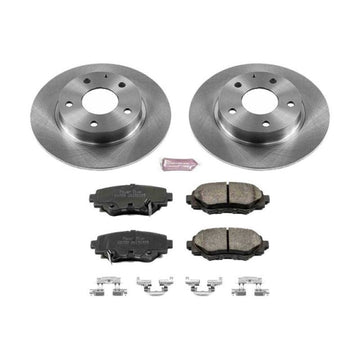 Power Stop 14-16 Mazda 3 Kit de freno trasero autoespecializado