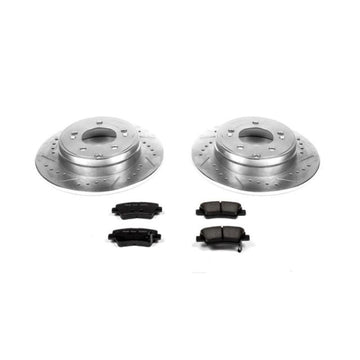 Power Stop 12-17 Hyundai Azera Kit de freno deportivo trasero Z23 Evolution