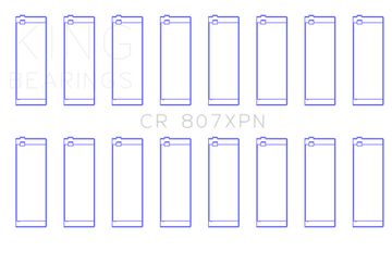 Juego de rodamientos de varilla de rendimiento King Chevy LS1 / LS6 / LS3 (tamaño STD)