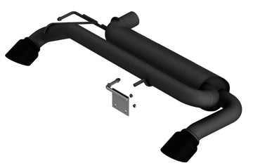 Borla 21-22 Ford Bronco 2.3L 4WD ATAK Eje trasero de escape con puntas recubiertas de negro