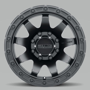 Method MR317 20x9 +18mm Offset 8x180 130.81mm CB Rueda negra mate