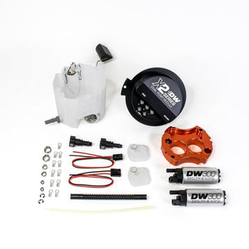 DeatschWerks 10-15 Chevy Camaro LS 3.7 V6/SS LS3 X2 Series Módulo de bomba de combustible con 2 DW300
