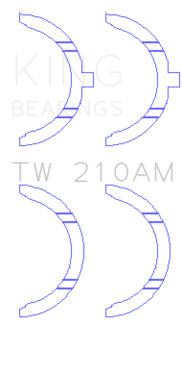 Juego de arandelas de empuje King Toyota 5R/2M/4M/5ME/5MGE/7MGE/7MGTE