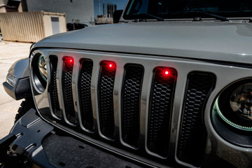Kit de parrilla LED estilo Oracle Pre-Runner para Jeep Gladiator JT - Rojo