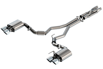Borla 2020 Ford GT500 5.2L AT Escape CatBack ATAK de 3 pulgadas con puntas cromadas
