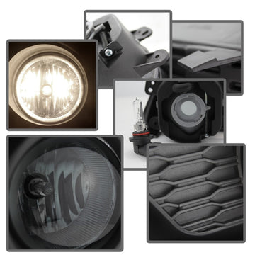Spyder Dodge Charger 2011-2014 Luces antiniebla estilo OEM con interruptor, humo FL-DCH2011-SM