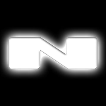 ORACLE Lighting Insignias de letras LED iluminadas universales - Acabado de superficie blanco mate - N
