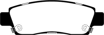 EBC 07+ Buick Enclave 3.6 Greenstuff Rear Brake Pads