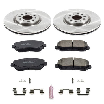 Power Stop 15-17 Chrysler 200 Kit de freno delantero autoespecializado
