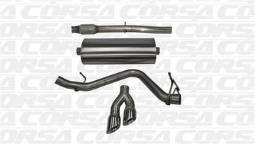 Corsa 14 GMC Sierra/Chevy Silv 1500 Crew Cab/Short Bed 5.3L V8 Escape CB deportivo pulido de un solo lado