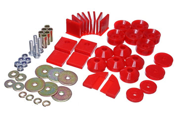 Energy Suspensión 86-95 Suzuki Samurai Juego de soporte de carrocería rojo