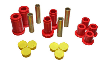 Energy Suspensión 02-05 Dodge Ram 1500 2WD Juego de bujes de brazo de control delantero rojo