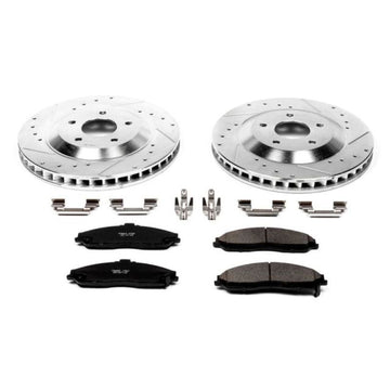 Power Stop 2004 Cadillac XLR Kit de freno deportivo delantero Z23 Evolution