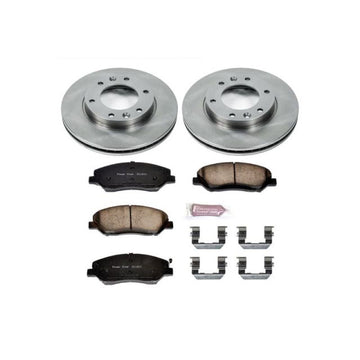 Power Stop 07-08 Hyundai Entourage Kit de freno delantero autoespecializado