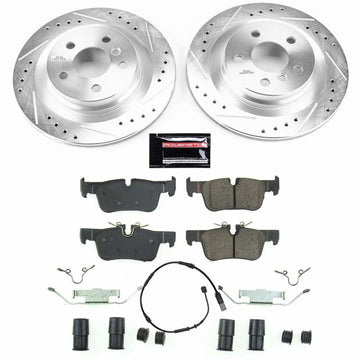 Power Stop 16-19 BMW X1 Kit de freno deportivo trasero Z23 Evolution