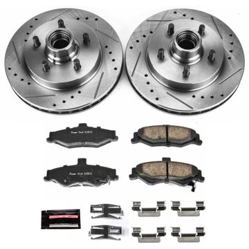 Power Stop 98-02 Chevrolet Camaro Kit de freno deportivo trasero Z23 Evolution