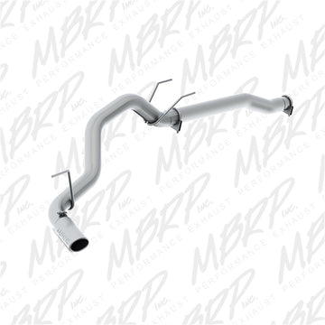 MBRP 2014 Dodge Ram 1500 3.0L EcoDiesel Filtro trasero de escape de 3.5 pulgadas Salida de un solo lado Alumbre