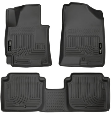 Husky Liners 2014-2016 Hyundai Elantra WeatherBeater Combo revestimientos de piso negros