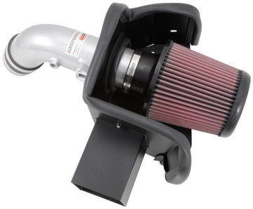 Kit de admisión de rendimiento K&amp;N Serie 69 Typhoon - Plata para Nissan Altima 2.5L L4 13-14