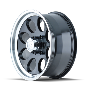 ION Type 171 18x9 / 8x165.1 BP / 0mm Offset / 130.8mm Hub Black/Machined Wheel